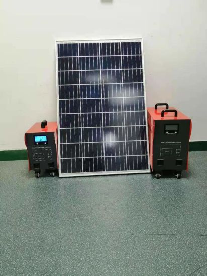 300W 500W 1000W Sistema solar Solar Solar Charging Sistema de Iluminação Solar Kit Gerador Solar Gerador