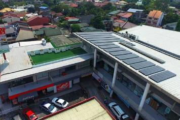 1MW distribuído Sistema de energia solar com grade de telhado distribuído e comercial