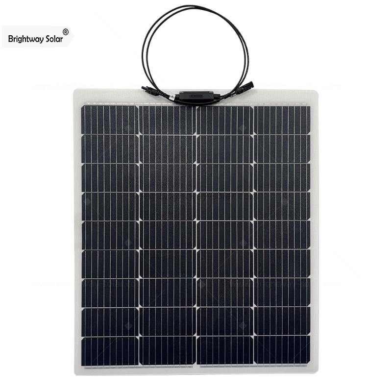 Brightway Solar 100W 20.16V Flexível Painel Solar Monocristalino de Alta Eficiência Módulo PV Power