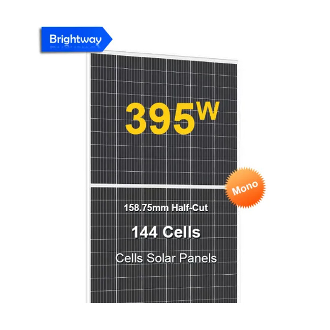 395W Mono Perc 158,75 mm GP MEIO CUTO CORTE 1 PANELOS Solar 144 Células
