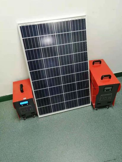 300W 500W 1000W Sistema solar Solar Solar Charging Sistema de Iluminação Solar Kit Gerador Solar Gerador