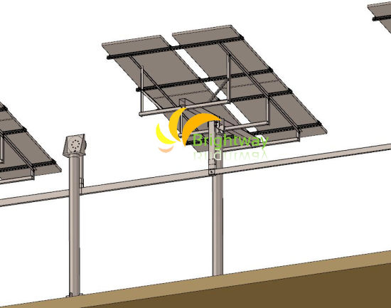 5000W 100kW Tracker solar Solar Flat Flat Exis Tracker PV System Preço