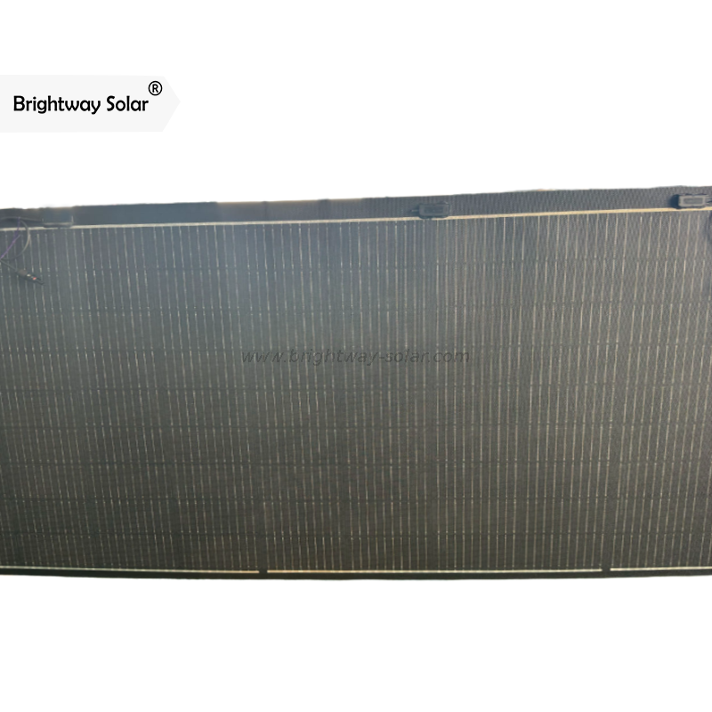 Brightway Solar 300W Painel solar flexível com tensão operacional de 25,2V adequada para garagem