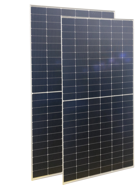 Painel solar bifacial TOPCon tipo N de 590W
