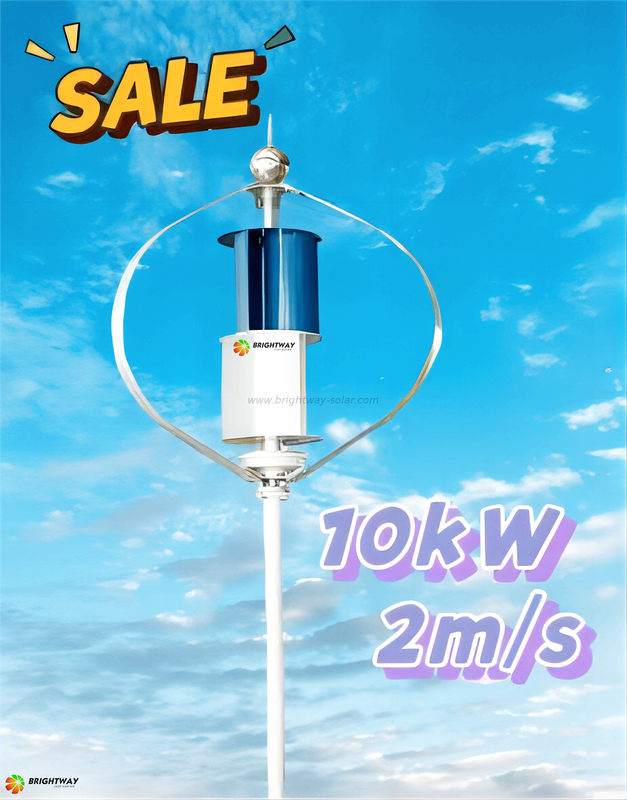 Gerador de turbina eólica vertical de Brightway Maglev 10kW 10000W
