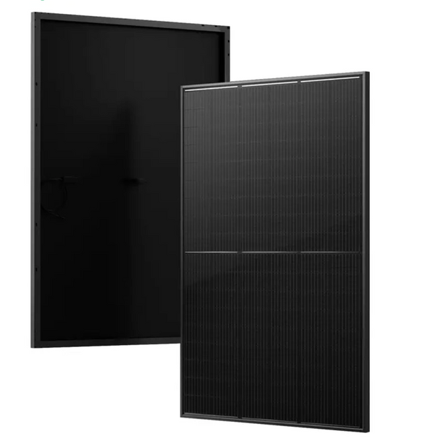 Brightway Solar 435W N Tipo Bifacial Double Glass 108 células com quadro preto para a família