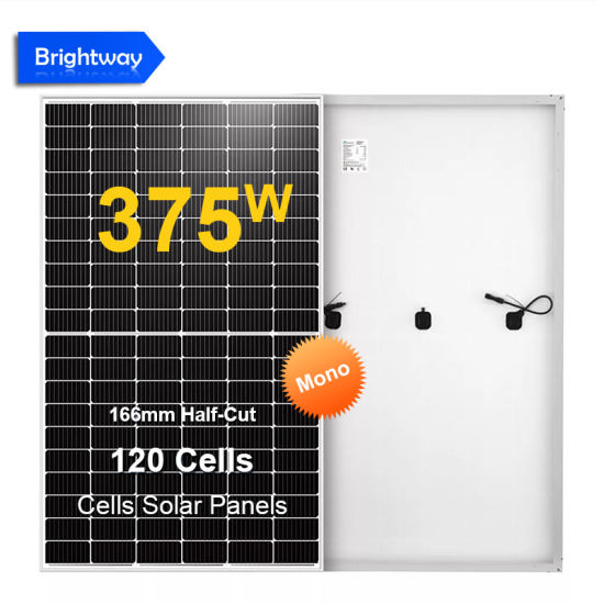 375W Mono Perc 166mm gp de meio corte 1 painéis solares de nível 1 120 células