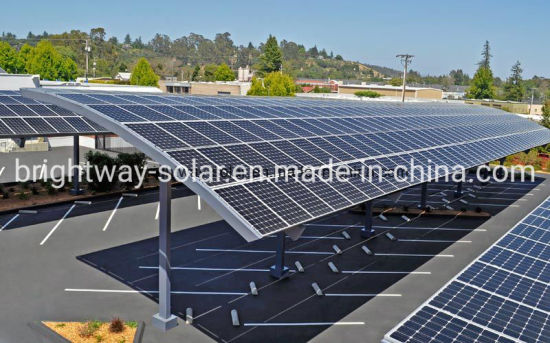 3KW 6KW 9KW Painel solar estacionamento de estacionamento Solar Canopy Solar Solar