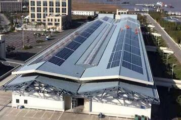 1MW distribuído Sistema de energia solar com grade de telhado distribuído e comercial