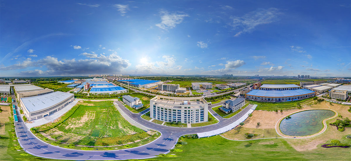 Company Campus Aerial View