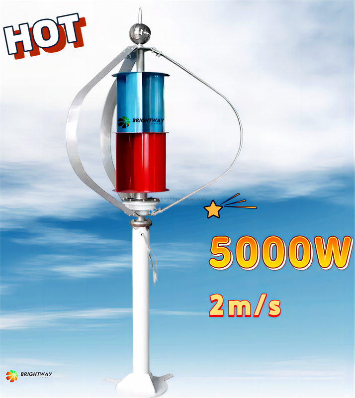  Brightway 5000W Maglev Turbine Wind Power Generator