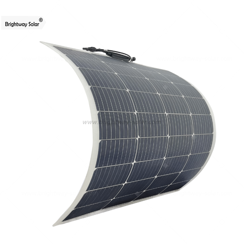 Brightway Solar 100W 20.16V Flexível Painel Solar Monocristalino de Alta Eficiência Módulo PV Power