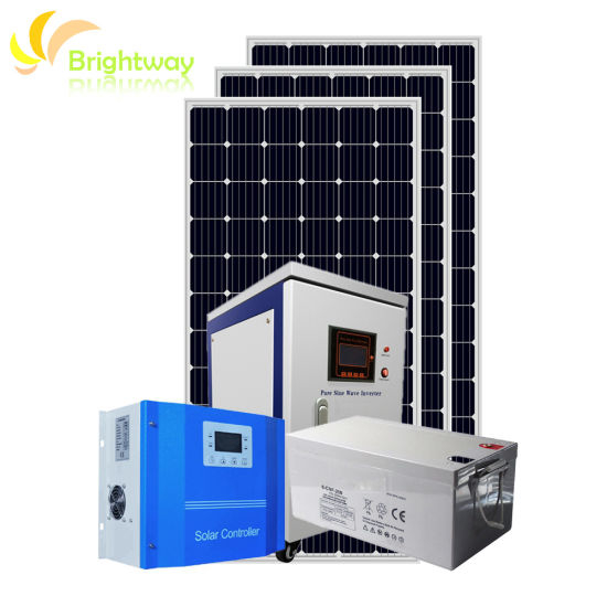 Boa qualidade 2000w 3000w geração de painel solar DIY Sistema de energia solar fora da grade