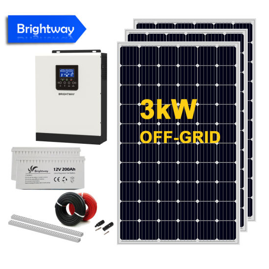 3KW 5KVA SONTO SOLAR SISTEMA 450W SISTEMA DE GERAÇÃO DE PAINEL SOLAR