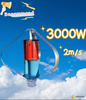 Brightway 3000W 3KW Top Top Vertical Wind Power Generator