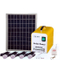 20W Sistema de energia solar em casa com bateria e luzes LED 3W