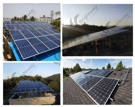 Home ou comercial 5kW 5000W Grid solar amarrado Sistema de geração de energia bom serviço