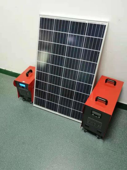 300W 500W 1000W Sistema solar Solar Solar Charging Sistema de Iluminação Solar Kit Gerador Solar Gerador