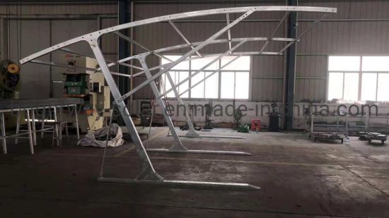 Carport solar Curva bonita para 1 carro, 2 carros, 3 carros