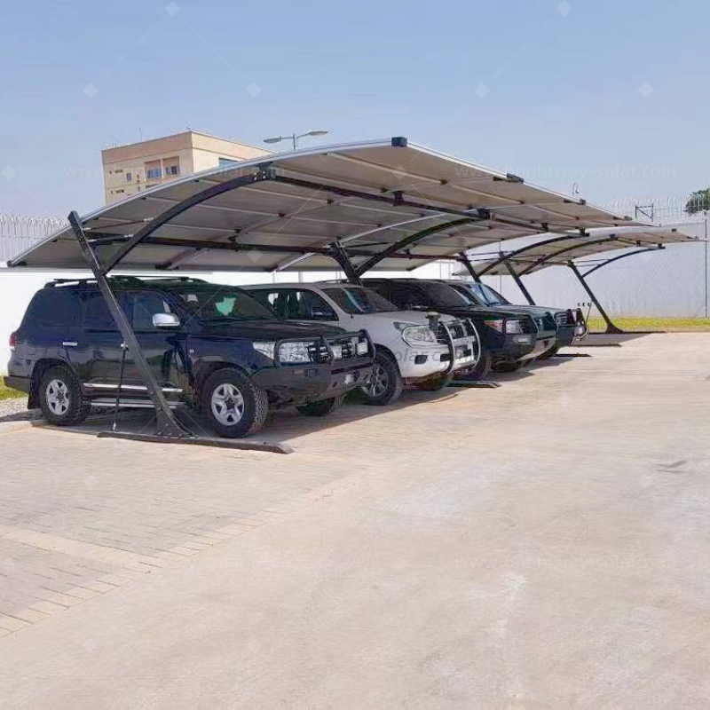 Brightway Solar de melhor qualidade Sistema solar de garagem tripla de alumínio Solar telhado de telhado de alumínio 