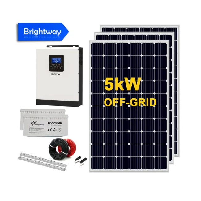 500W MONO PAINEL 5KW SISTEMA DE ENERGIA SOLAR 7.5KVA SISTEM