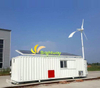 2KW/5KW Wind Solar Diesel Generation Hybrid Power System Potável Casa dobrável para fazenda/construção/área rural