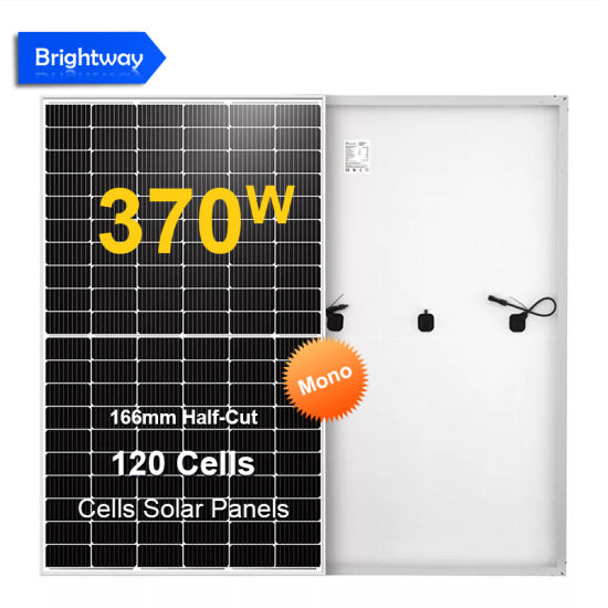 370W MONO PERC 166MM GP MEIO CUTO 1 PANELOS SOLARES DE 120 CELULAS