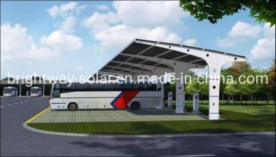3KW 6KW 9KW Painel solar estacionamento de estacionamento Solar Canopy Solar Solar