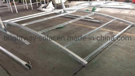 Carport solar Curva bonita para 1 carro, 2 carros, 3 carros
