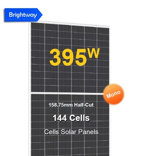 395W Mono Perc 158,75 mm GP MEIO CUTO CORTE 1 PANELOS Solar 144 Células