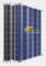 Painel solar transparente/monocristalino de vidro duplo 295W