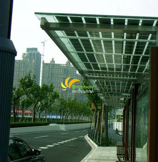Painel solar transparente/monocristalino de vidro duplo 295W