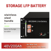 Bateria de lítio 48V200AH 51,2V 200AH Battery Pack Pack System de armazenamento de íons de lítio