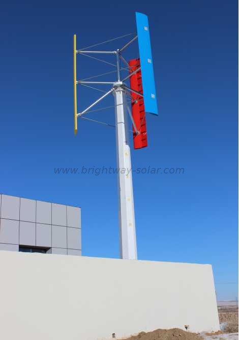 Gerador de turbina eólica vertical Brightway 5kW 10kW 20kW