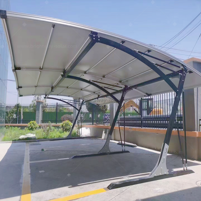 Brightway Solar de melhor qualidade Sistema solar de garagem tripla de alumínio Solar telhado de telhado de alumínio 