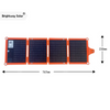 Painel solar portátil solar Brightway 20W acima para carregar smartphones