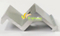 Grampo final de alumínio AAE007 para sistema de energia solar