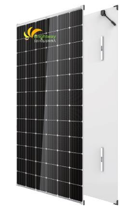 Painel solar monocristalino de vidro duplo 375W