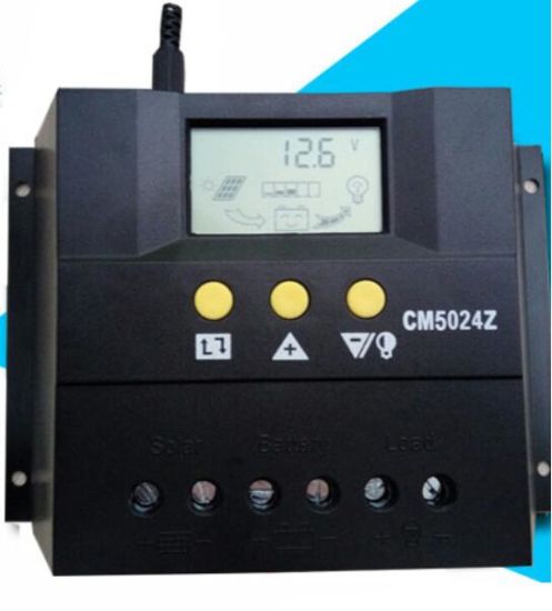 Controlador PWM solar 12V/50A para sistema de energia solar