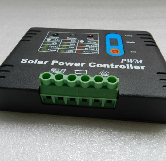 Controlador PWM solar 60V/10A para sistema de energia solar