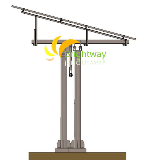 5000W 100kW Tracker solar Solar Flat Flat Exis Tracker PV System Preço