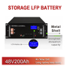 Bateria de lítio 48V200AH 51,2V 200AH Battery Pack Pack System de armazenamento de íons de lítio