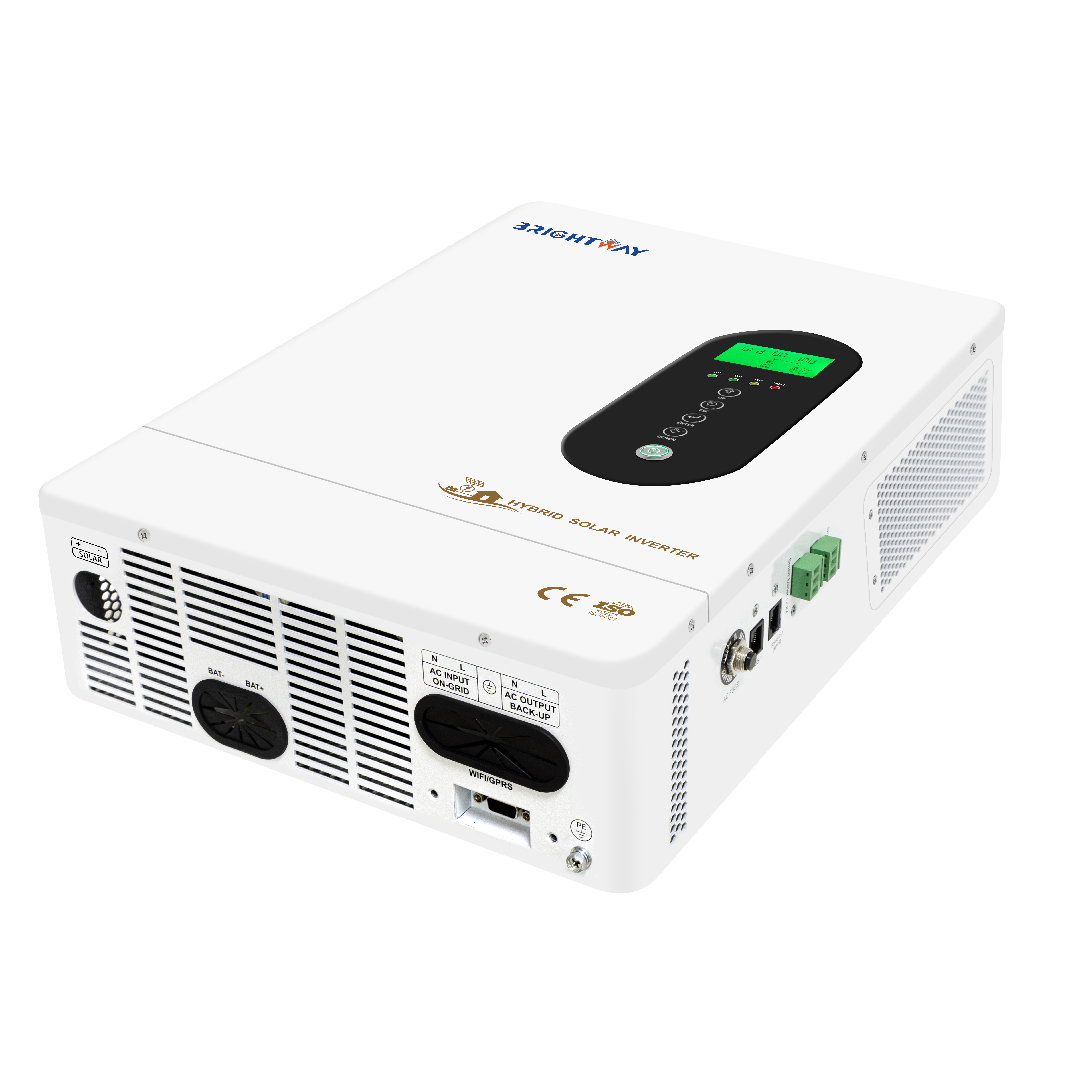 Brightway Solar 5kW híbrido monofásico no inversor solar de grade Off para uso da fazenda