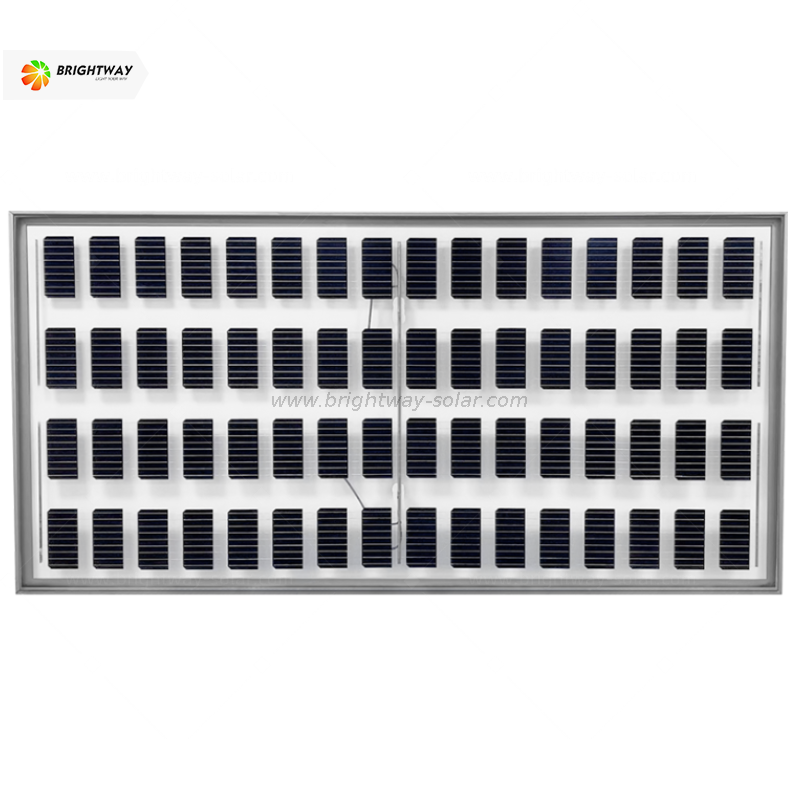 Brightway Transparent BIPV Double Glass PV POPLESS POPOTOLTICAICO SOLAR 200W