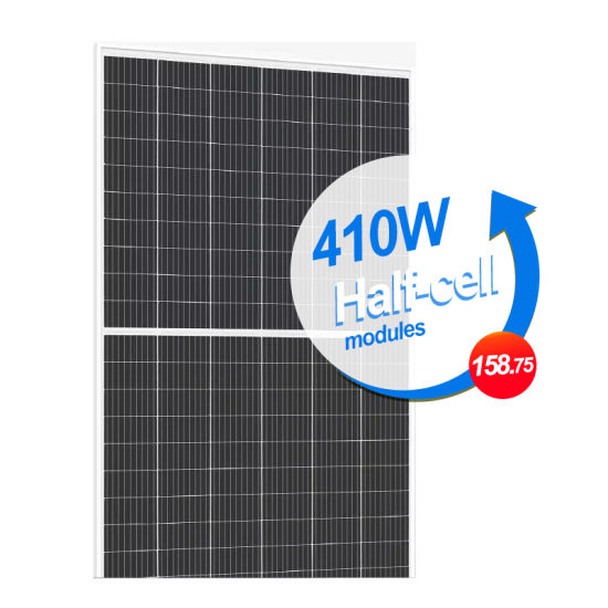 410W Mono Perc 158,75 mm GP MEIO CUTO CORTE 1 PANELOS Solares 144 células