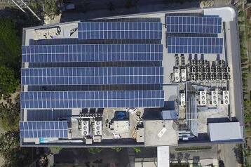 1MW distribuído Sistema de energia solar com grade de telhado distribuído e comercial