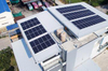 1MW distribuído Sistema de energia solar com grade de telhado distribuído e comercial
