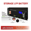 Bateria de lítio 48V200AH 51,2V 200AH Battery Pack Pack System de armazenamento de íons de lítio