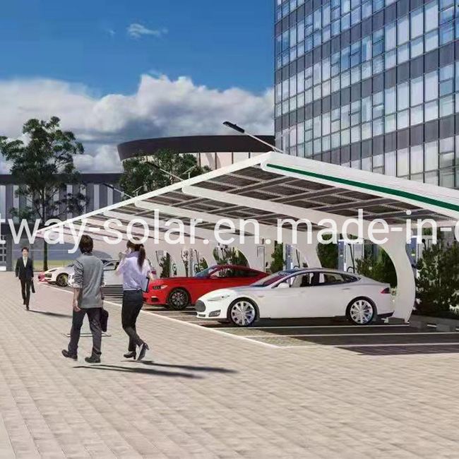 3KW 6KW 9KW Painel solar estacionamento de estacionamento Solar Canopy Solar Solar