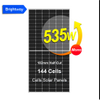 Mono 182mm Células de meio corte painéis solares-144 células 535W
